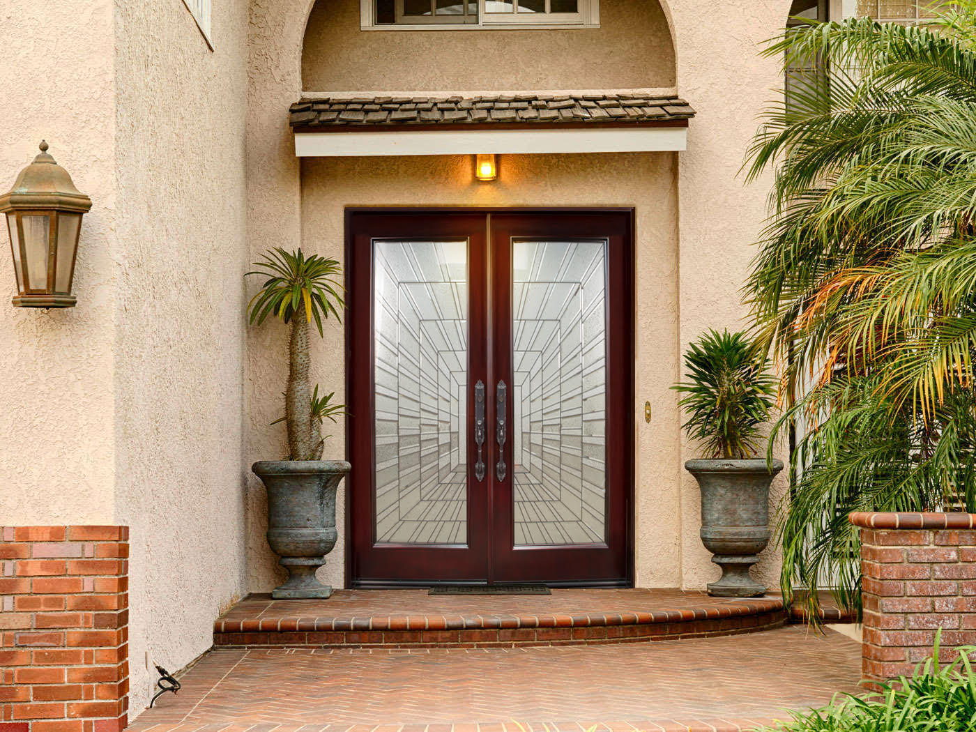 Exterior Front Entry Double House Wood Door M300I 30"X80 ...