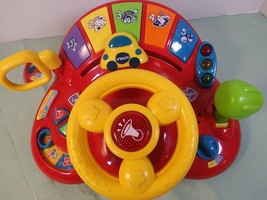 Vintage VTech Baby LEARN AND DISCOVER DRIVER Electronic Toy Lights #6138... - $23.33