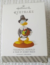 Hallmark A Year of Disney Magic Thankful Donald Thanksgiving Ornament - $14.80