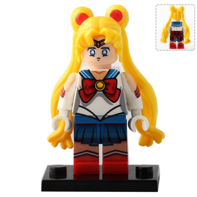 Sailor Moon Cartoon Sailor Moon Minifigures Lego Compatible Toys