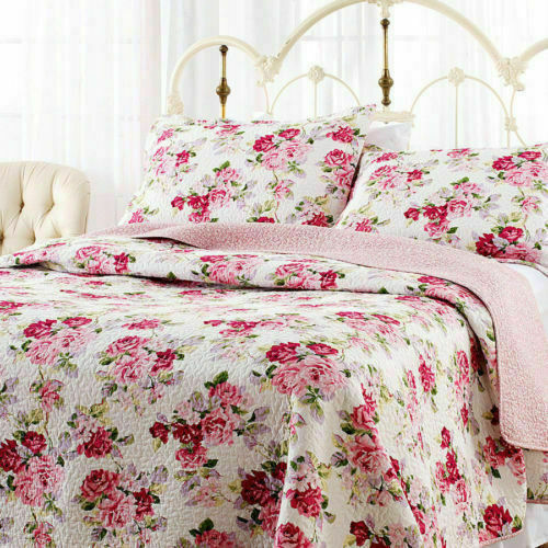 NWT LAURA ASHLEY  one quilted Pillow Sham FLORAL 