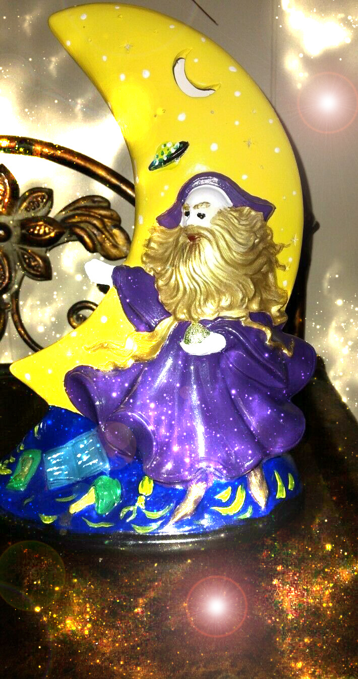 Primary image for HAUNTED STATUE WIZARD STATUE BLESS MY LIFE WITH FORTUNE HIGHEST LIGHT MAGICK