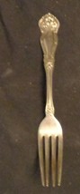 Hallmarked Antique WM Rogers & Son AA I S Silver Plate Dinner Fork - OLD FORK - $9.89