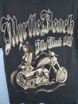 Myrtle Beach Bike Week Mens Black Med T Shirt 2009 Bike Motorcycle Bikini Girl - $17.81
