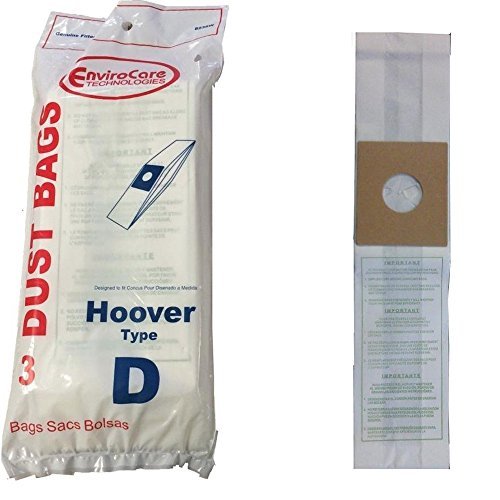 Primary image for 24 bags (8 pkgs) Hoover Type D Upright Vacuum Cleaner Bags Part #4010005D Dial a