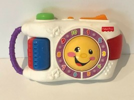 Fisher Price Laugh and Learn Light Up Camera White Musical with Batteries - $9.99