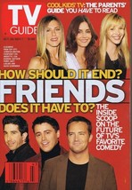ORIGINAL Vintage Oct 26 2002 TV Guide No Label NBC Friends Cast Jen Aniston image 1