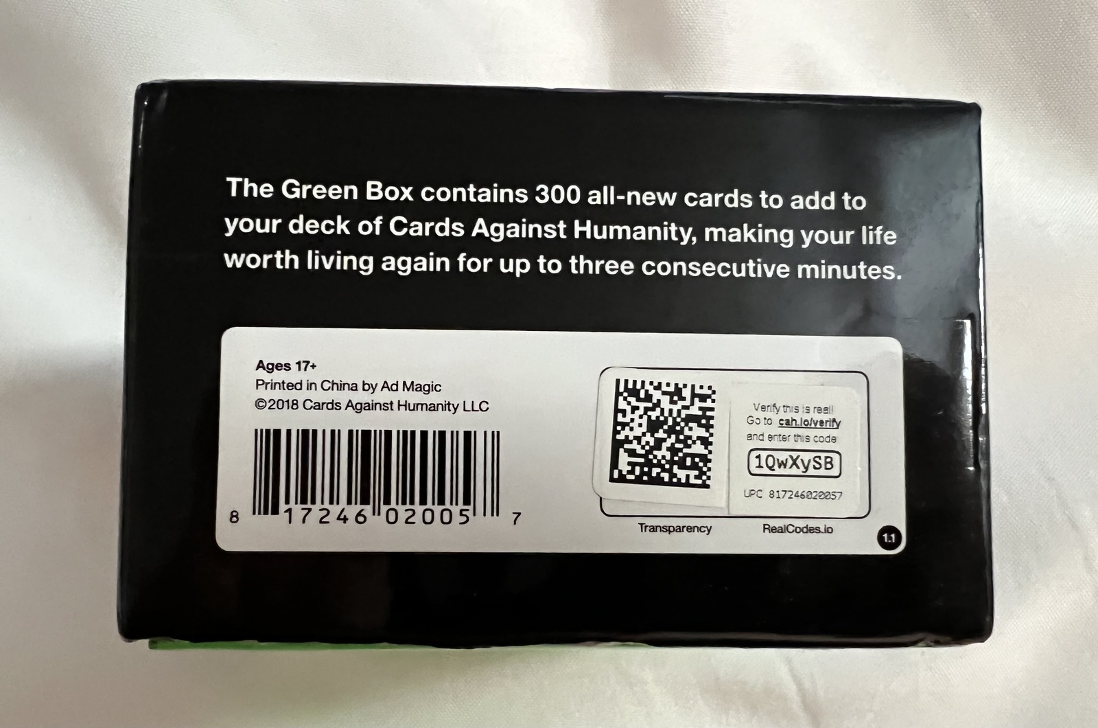 Cards Against Humanity Green Box Card Games & Poker