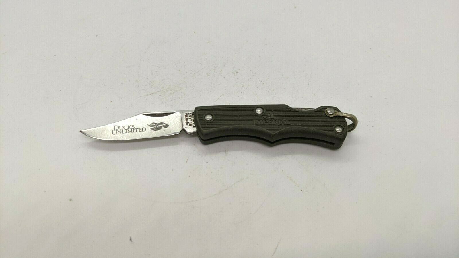 Imperial Ireland Stainless Small Keychain Folding Pocket Knife Lockback Nylon