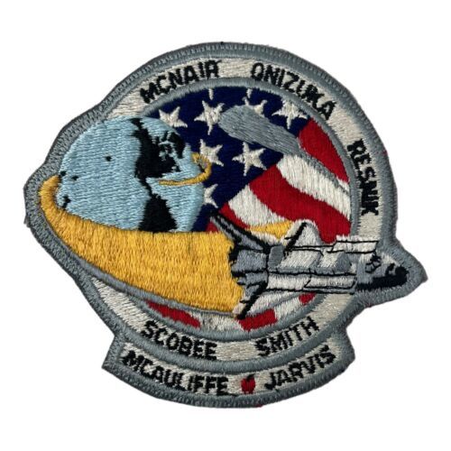 NASA Space Shuttle Challenger Patch McNair Scobee McAuliffe Resnik ...