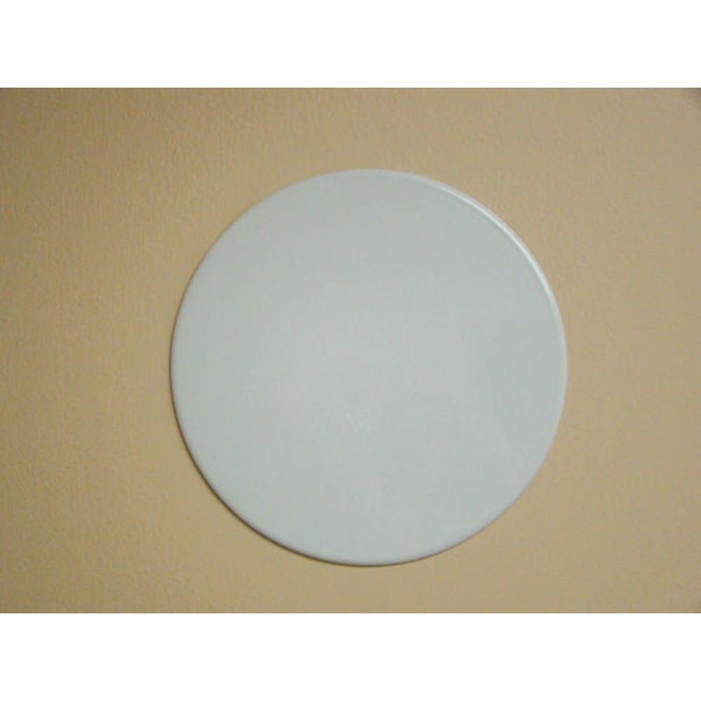 Garvin Round 6 In. White Recessed CanLight With BlankUp Cover