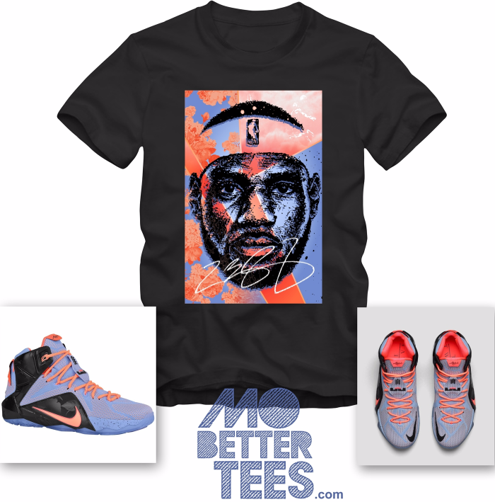 Image of Lebron Easter 12 T-Shirt made to match Shoes