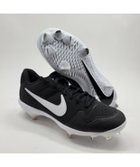 Nike Alpha Huarache Varsity Low Mens Sz 8 Baseball Cleats Black AO7960-001 NEW - $38.61