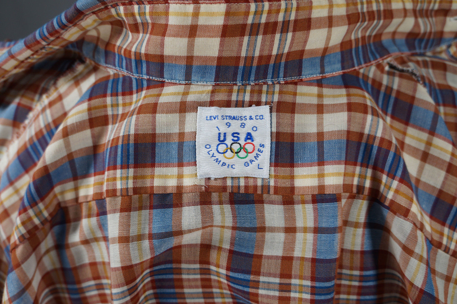 Vintage Levi Strauss Co. 1980 Olympic 