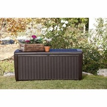 Outdoor Storage Bench Garden Pool Deck Box Weatherproof Patio Furniture ... - $224.44