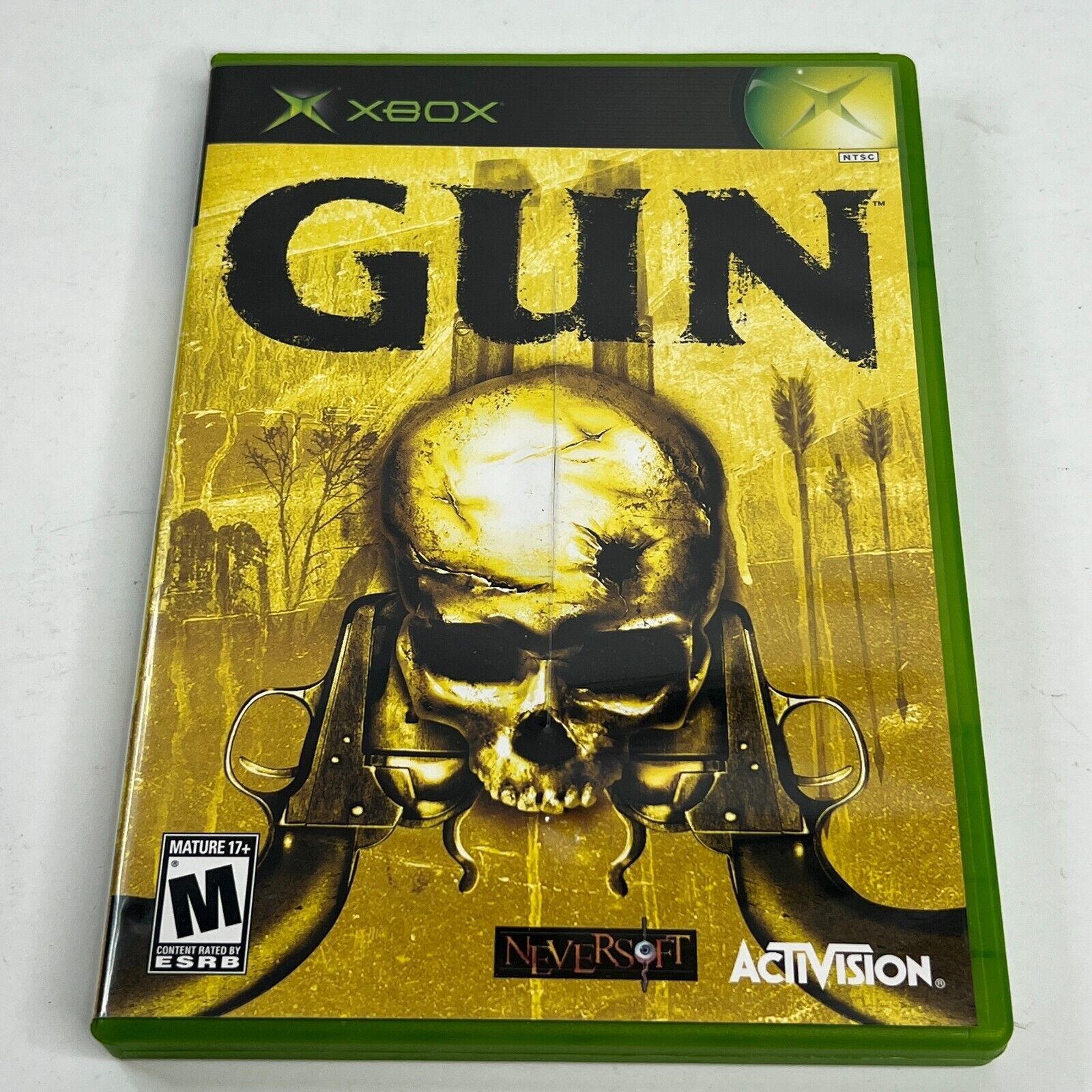 Microsoft 2005 Xbox Gun Neversoft Shooter Single Player Video Game CIB Video Games