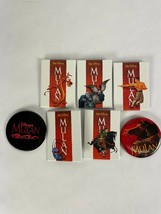 Disney Mulan Movie Film Lot of 6 Button Fast Shipping Must See - $21.99