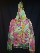 XL Girls Disney Fairies Hooded Sweatshirt Tinker Bell Size 14 16 Used Good - $18.99