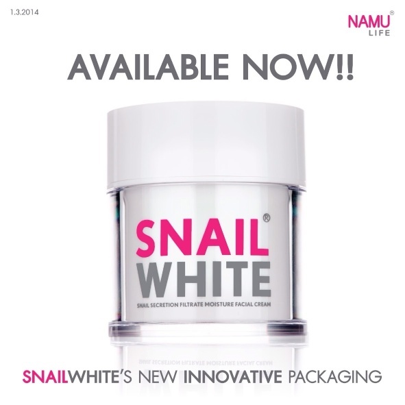 1 Box SNAIL WHITE Cream Facial Brightening Moisturising 50g.