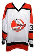 Any Name Number Denver Spurs Retro Hockey Jersey New White Any Size image 1