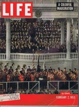 ORIGINAL Vintage Life Magazine February 2 1953 Dwight Eisenhower Inauguration