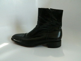 Mens Florsheim 8” Black Genuine Leather Upper Quarter Lining & Sole Boots Sz9.5D - $39.99