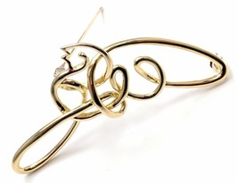 Authentic! Vintage Tiffany & Co Paloma Picasso 18k Yellow Gold Dove Brooch 1983 - $1,638.00