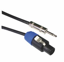 1/4 inch to SPEAK-ON 2 Conductor, 16 awg Pro Audio Speaker Cable - $12.95+