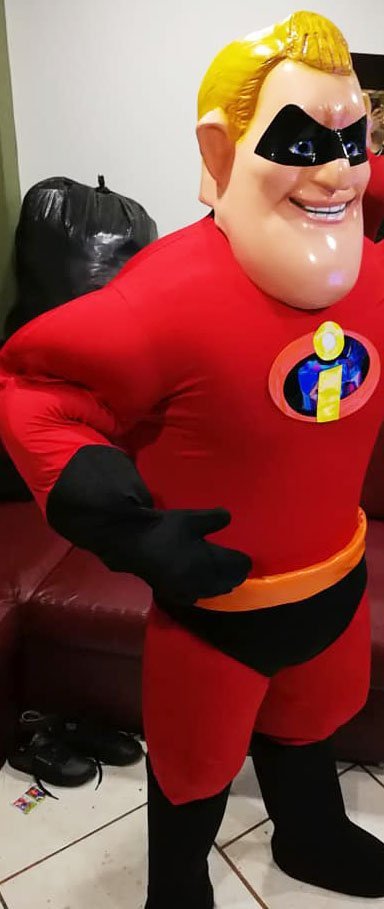 Mr Incredible Mascot Costume Adult Incredibles Costume For Sale - Unisex