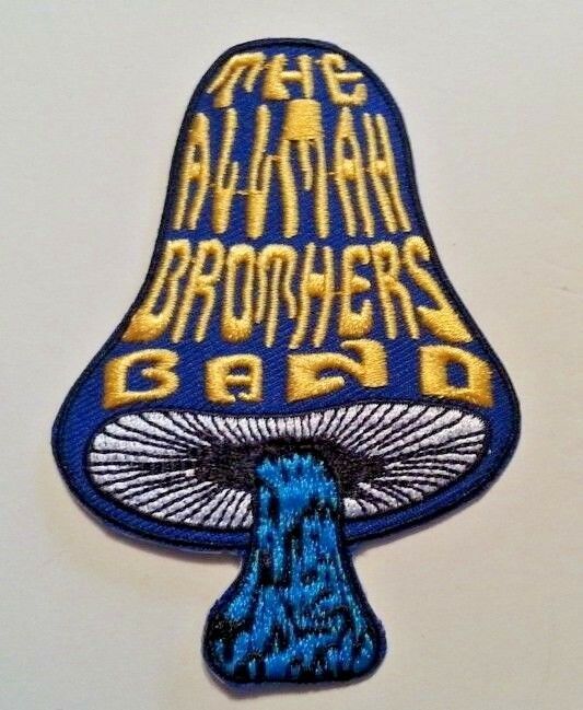 Allman Brothers Band Mushroom Patch~Embroidered~3 1/2 x 2 1/2~Iron or Sew on