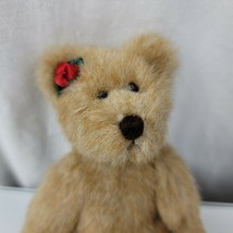 Boyds Boyd's Bear 2002 Teddy Small Mini Rosette Flower Ear Embroidered Jointed - $19.79