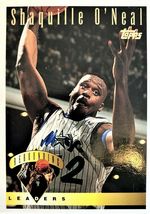 Shaquille O’Neal 1995 Topps Card #13 Rebounding Leaders Mint/Gem-Mint - $1.50