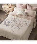Autumn Flowers Leaves Trees Reversible Blanket with Sherpa Full/Queen Si... - $84.58
