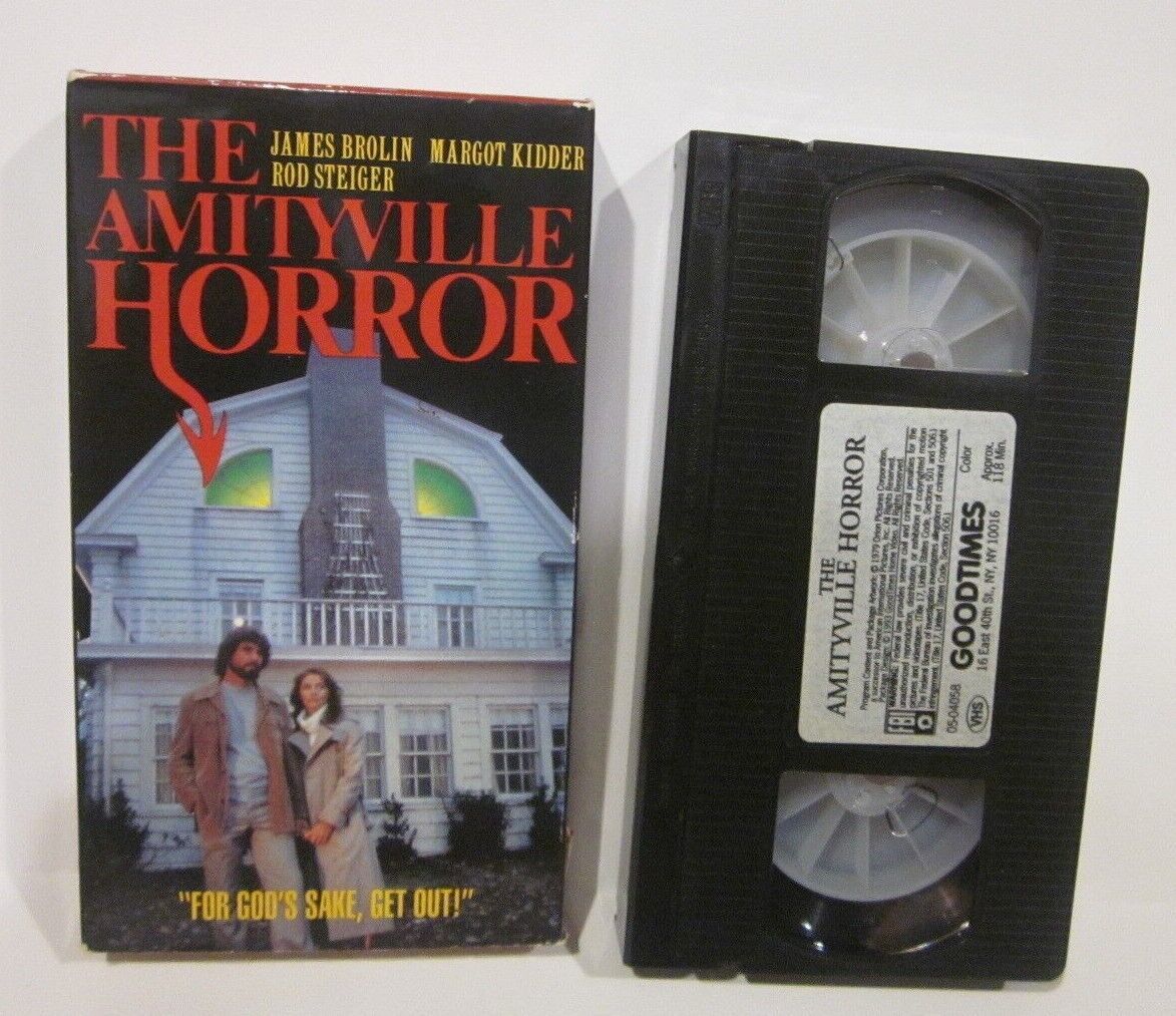 The Amityville Horror (1979) VHS, 1993 Good Times Home Video, CULT ...