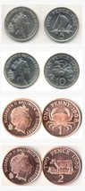 Guernsey 100 UNCIRCULATED Coin Lot. Queen Elizabeth II. 1 Penny, 2 , 5, ... - $247.50