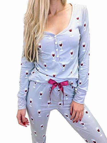 Jordann Jammies Red Wine Pajama Set XL/2XL - Sleepwear