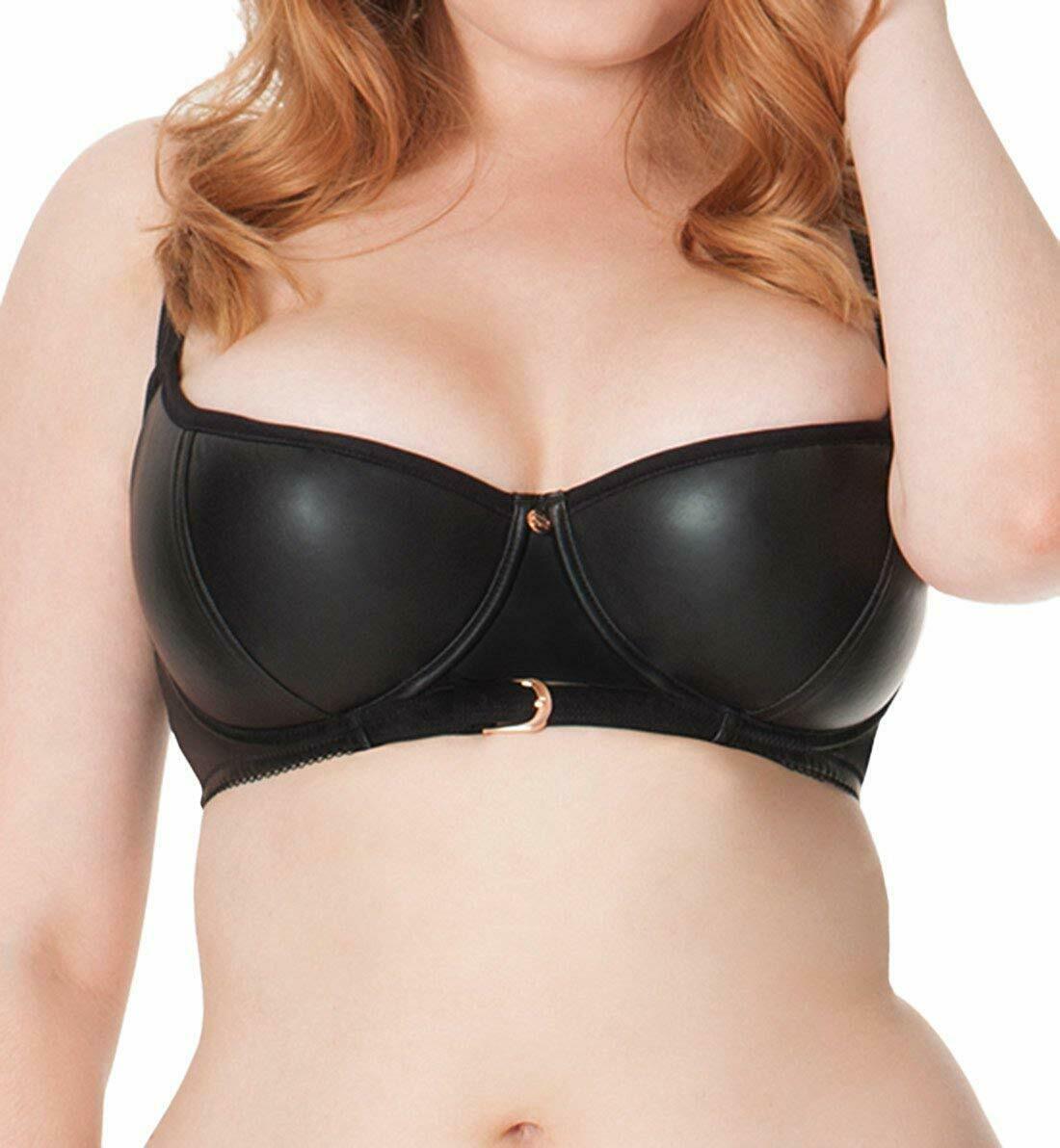 Scantilly by Curvy Kate BLACK Unleashed Bra, US 36J, UK 36GG