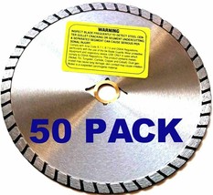 50pack  7&quot; Dry Cut Granite Turbo Diamond Saw Blade For angle grinder  - $693.00