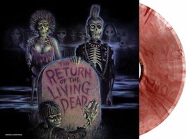 THE RETURN OF THE LIVING DEAD VINYL! CLEAR W/ BLOOD RED SPLATTER LP! THE... - $40.58