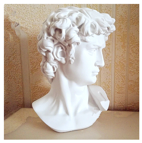 David Head Portraits Bust Mini Gypsum Statue Michelangelo Buonarroti Home