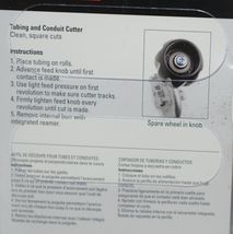 Ridgid 32920 Screw Feed Tubing Conduit Cutter X Cell Knob image 5