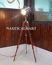 NauticalMart Classical Designer Chrome Finish Tripod Floor Lamp Searchlight image 3