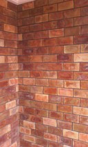 Antique Brick Veneer Concrete Moulds (30 8x2") Make 1000s For Walls Floors Patio image 2