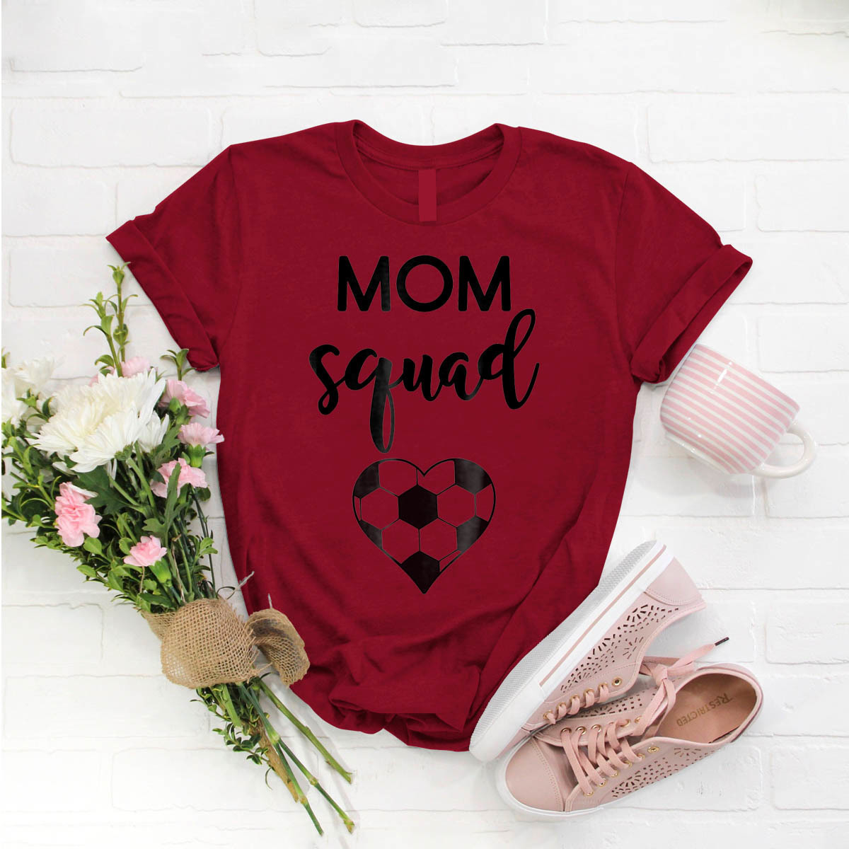 Soccer Mom Squad For Soccer Moms TShirt Ideas Birthday Gift Vintage