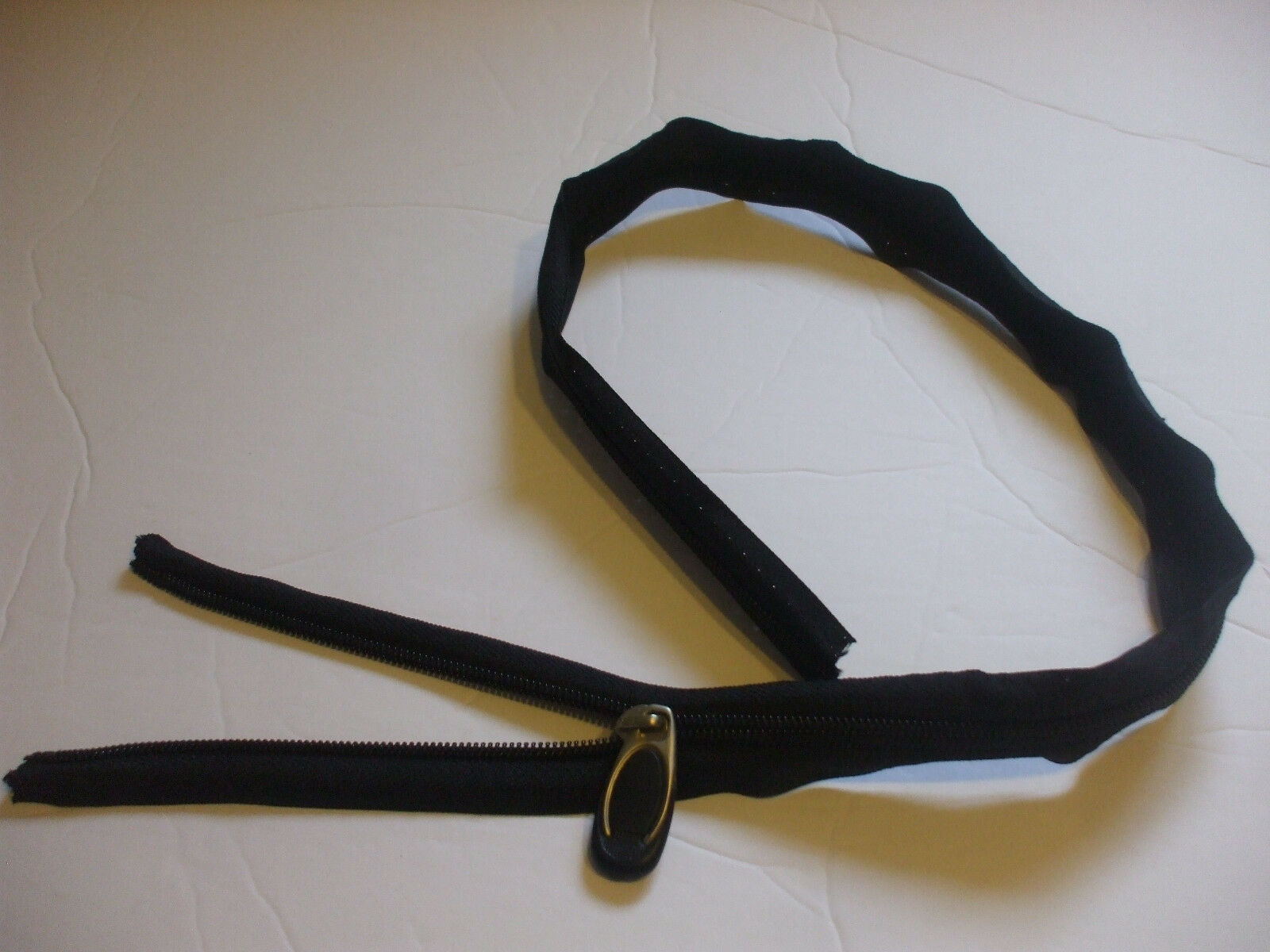 27 Inch Black Nylon Continuous Zipper Plastic Coiled Bag/Purse Clothing