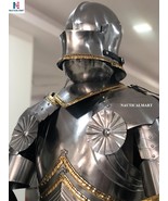 NauticalMart Medieval Gothic Half Suit of Armor Combat Knight Halloween ... - $599.00