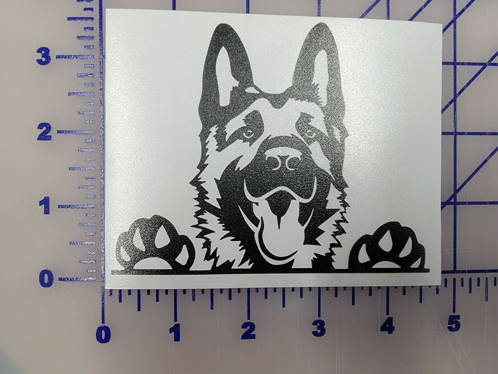Primary image for German Shepard Belgian Malinois K9 Dog  Vinyl Sticker  Logo Vinyl Decal 4"