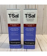 Lot of 2 Neutrogena T/Sal Therapeutic Shampoo, Scalp Build-up Control 4.... - $24.75