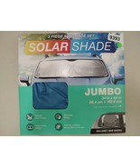 Jumbo Solar Shade Windshield  Foil Sunshade 3-piece Open Box - $13.85