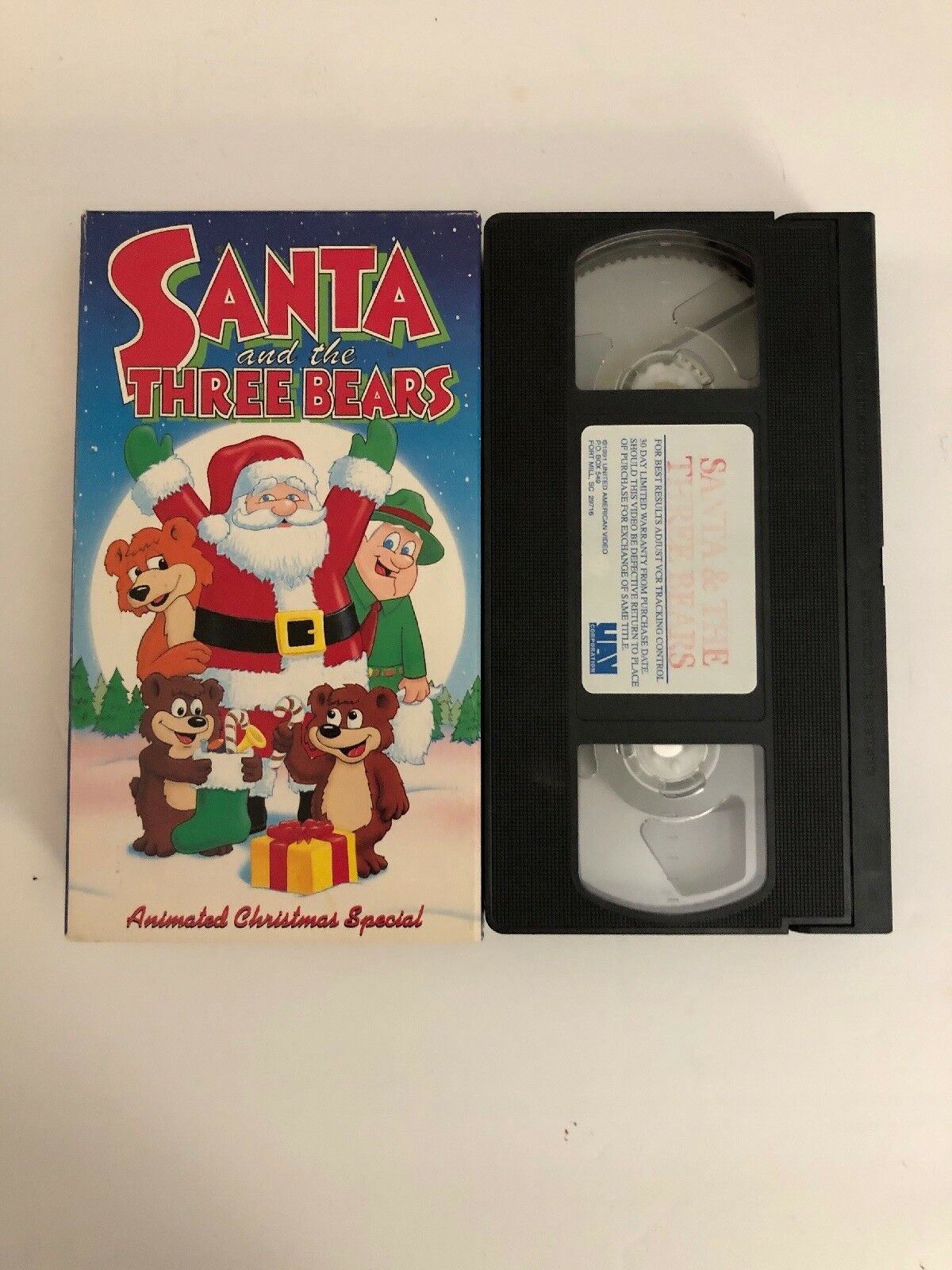 SANTA AND THE THREE BEARS(VHS 1991)VERY RARE VINTAGE COLLECTIBLE-SHIPS ...